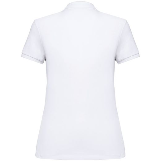 Polo eco-responsável em malha piqué de senhora