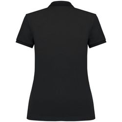 Eco-friendly ladies pique knit polo shirt