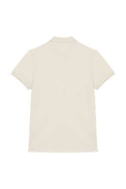 Eco-friendly ladies pique knit polo shirt