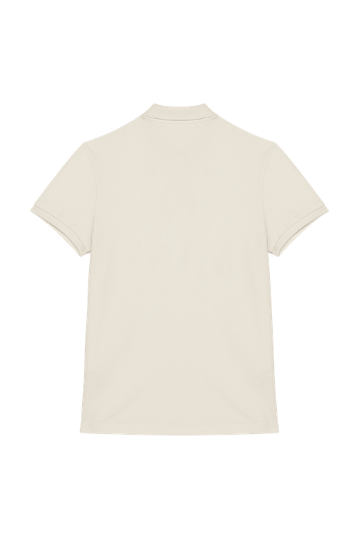 Eco-friendly ladies pique knit polo shirt
