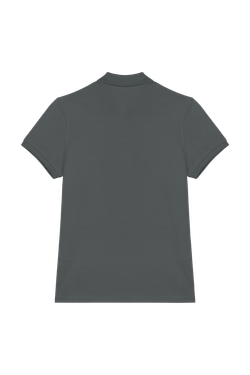 Eco-friendly ladies pique knit polo shirt