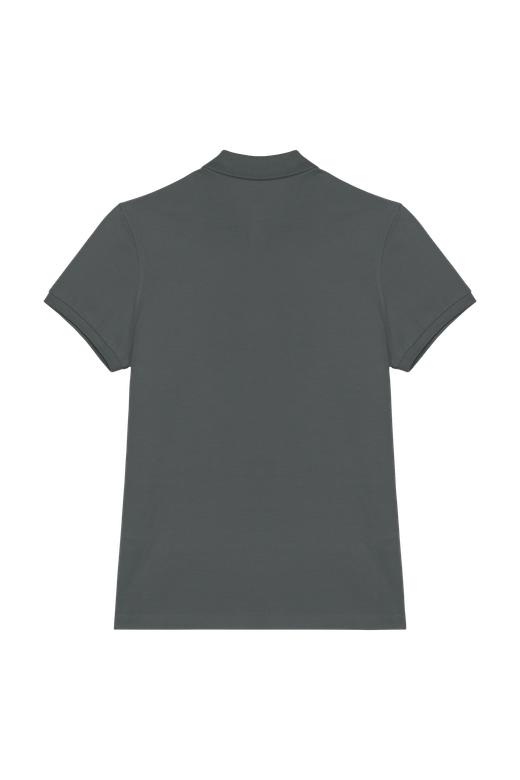 Eco-friendly ladies pique knit polo shirt