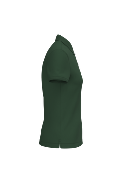 Eco-friendly ladies pique knit polo shirt