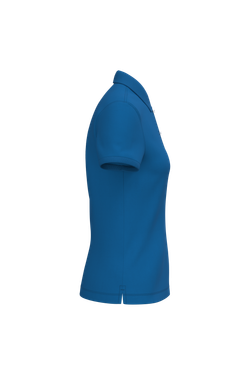 Eco-friendly ladies pique knit polo shirt