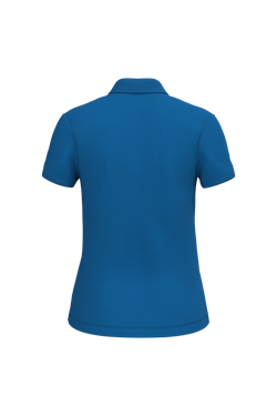 Eco-friendly ladies pique knit polo shirt