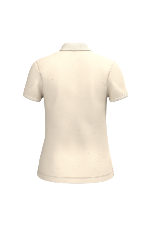 Eco-friendly ladies pique knit polo shirt