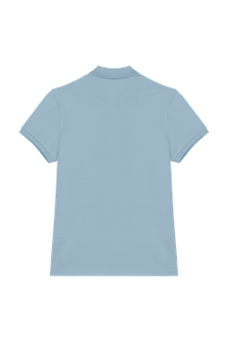 Eco-friendly ladies pique knit polo shirt