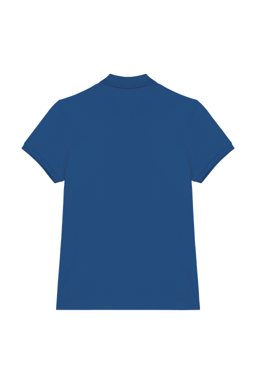 Eco-friendly ladies pique knit polo shirt