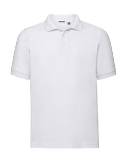 Stretch men's fitted polo shirt