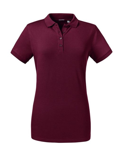 Polo entallado Stretch mujer