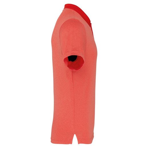Polo Jaspeado De Manga Corta Adulto
