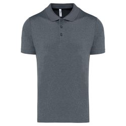 Erwachsene Kurzarm Heather Polo