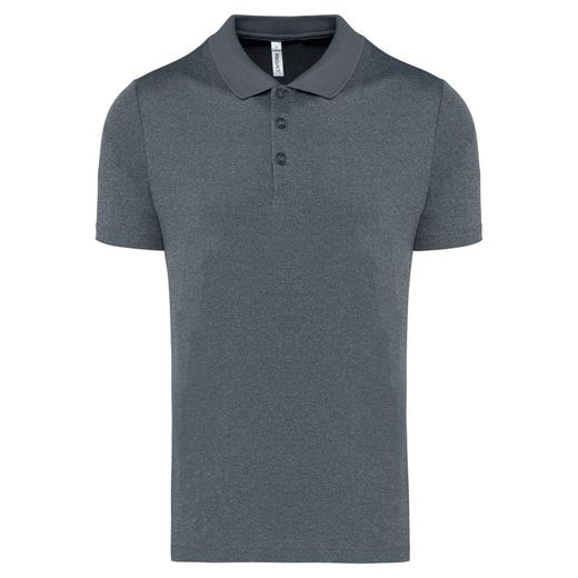 Erwachsene Kurzarm Heather Polo