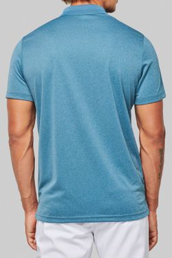 Polo Jaspeado De Manga Corta Adulto