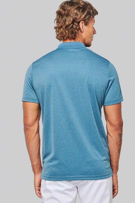 Polo Jaspeado De Manga Corta Adulto