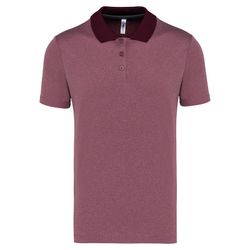 Erwachsene Kurzarm Heather Polo