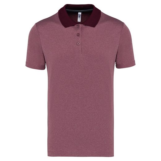 Erwachsene Kurzarm Heather Polo