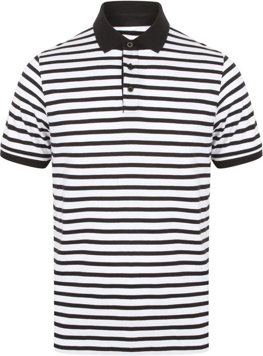 Striped Jersey Polo