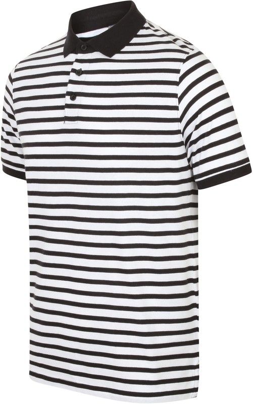 Striped Jersey Polo