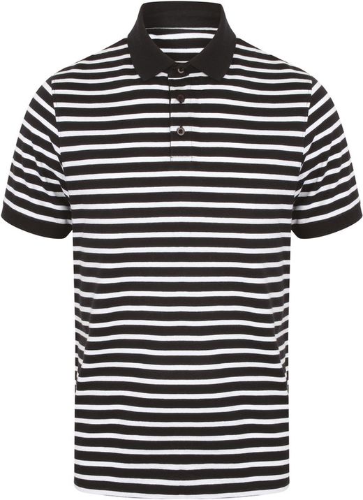 Striped Jersey Polo