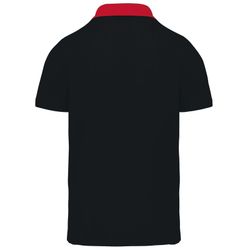 Bicolor Jersey Polo für Herren