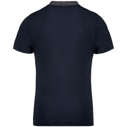 Bicolor Jersey Polo für Herren
