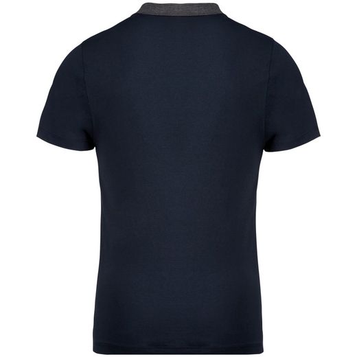Bicolor Jersey Polo für Herren