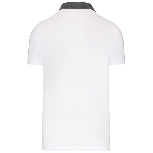 Bicolor Jersey Polo für Herren
