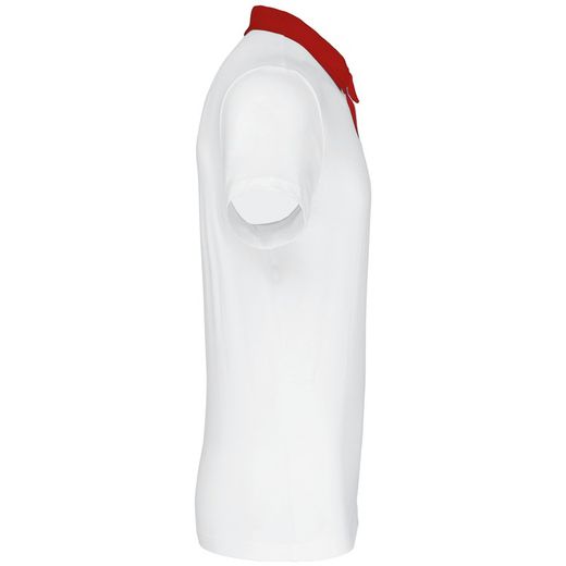 Bicolor Jersey Polo für Herren