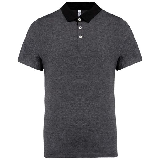 Bicolor Jersey Polo für Herren