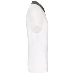 Bicolor Jersey Polo für Herren