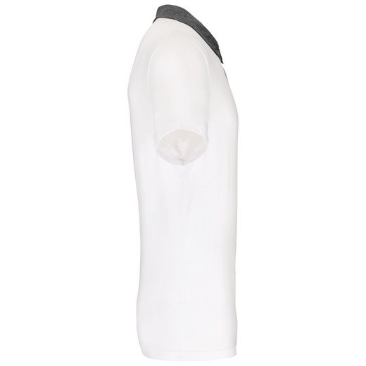 Bicolor Jersey Polo für Herren
