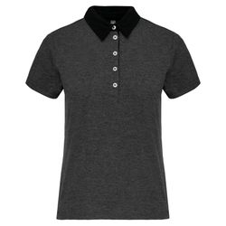 Polo Jersey Bicolor Mujer