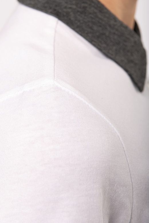Polo Jersey Bicolor Mujer