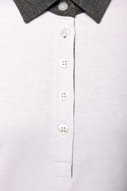 Polo Jersey Bicolor Mujer