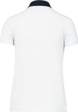 Polo Jersey Bicolor Mujer