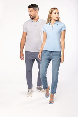 Polo jersey manga corta hombre