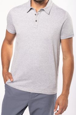 Polo jersey manga corta hombre