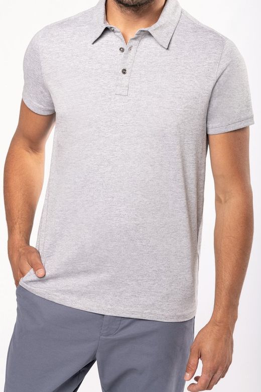 Polo jersey manga corta hombre