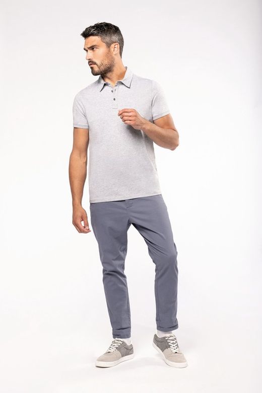 Polo jersey manga corta hombre