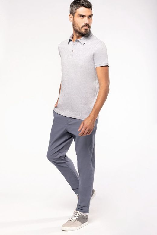 Polo jersey manga corta hombre