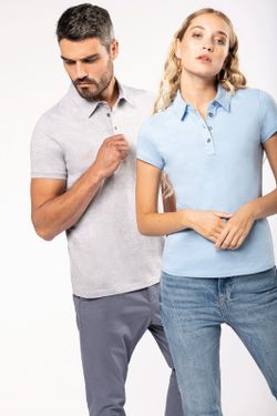 Polo jersey manga corta hombre