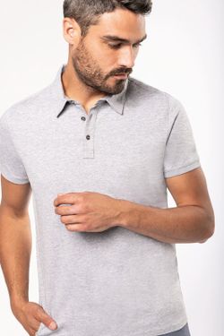 Polo jersey manga corta hombre