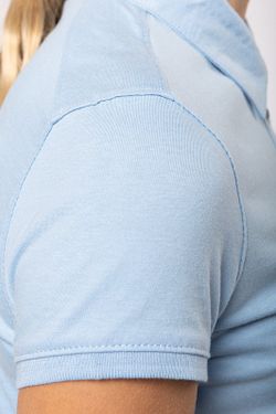 Jersey-Kurzarm-Polohemd für Damen