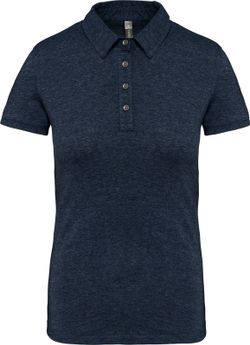 Jersey-Kurzarm-Polohemd für Damen