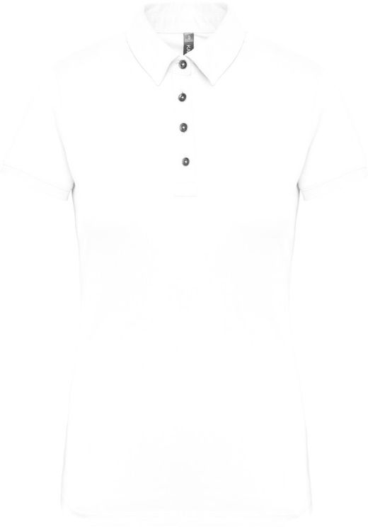 Jersey-Kurzarm-Polohemd für Damen