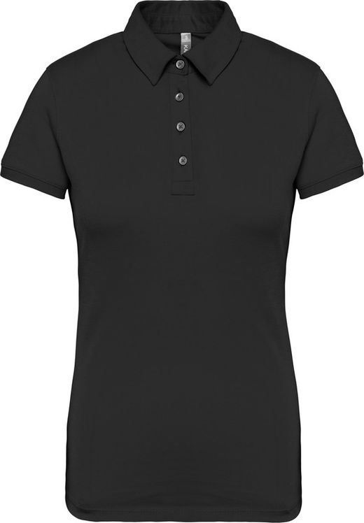 Jersey-Kurzarm-Polohemd für Damen