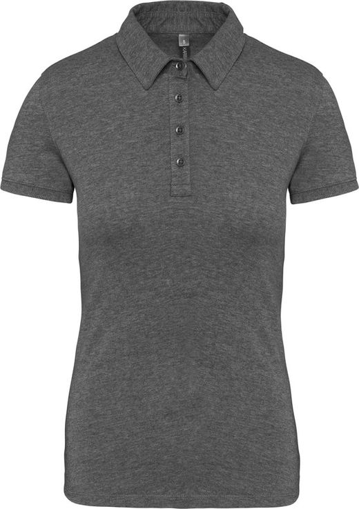 Jersey-Kurzarm-Polohemd für Damen