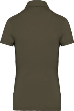 Jersey-Kurzarm-Polohemd für Damen