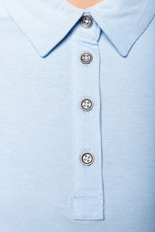Jersey-Kurzarm-Polohemd für Damen